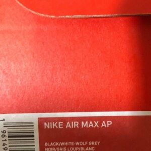 Nike Air Max AP in Black, White, and Gray